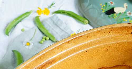 Curry aux légumes de printemps et au quinoa, cuisson baeckeoffe (Alsace, vegan, sans gluten, printemps)