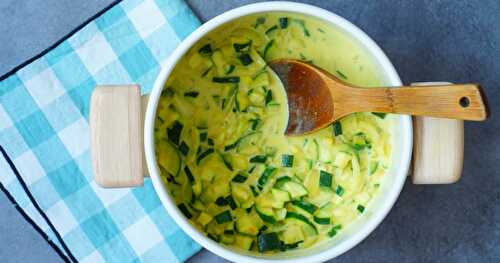 Curry de courgettes (vegan, glutenfree, printanier) à l'huile essentielle de gingembre