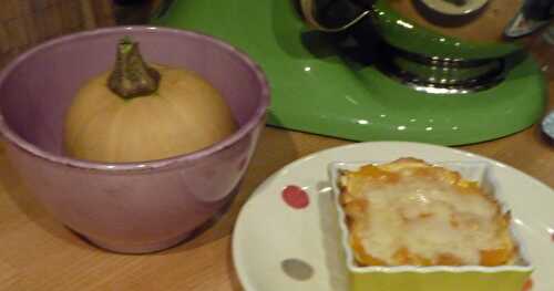 Des idées pour les enfants...et les plus grands : "lasagnes" à la courge (potimarron, butternut... et à la tomme de brebis)