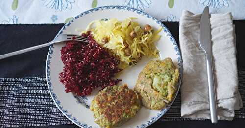 Galettes aux légumes et aux graines