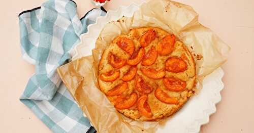 Gâteau abricots-coco (sans gluten, sans oeuf, estival)