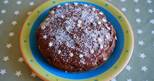 Gâteau au yaourt fourré à la pâte choco-coco (super coquin et super bon!)