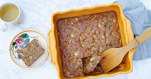 Gâteau aux pommes et à l'anis (sans lactose)