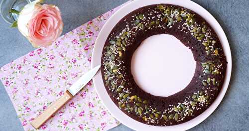 Gâteau choco-courgette (vegan, glutenfree)