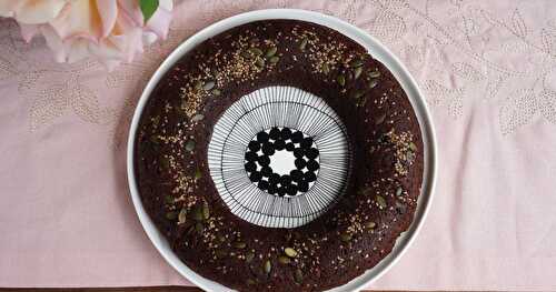 Gâteau chocolat courgette (vegan, sans gluten, estival)