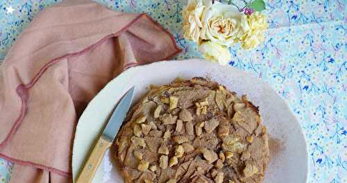 Gâteau invisible poires et châtaignes (sans gluten)