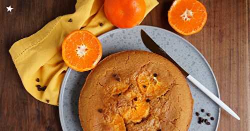 Gâteau moelleux à la mandarine (sans gluten, vegan, dessert)