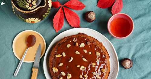 Gâteaux châtaignes et chocolat (sans gluten, vegan, goûters)