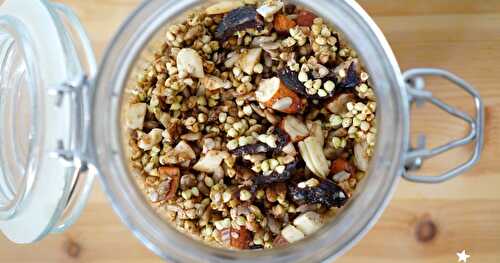 Granola cru (déshydrateur, rawfood, sans gluten)