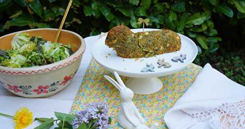 Lamele (ou lamala) salé fanes de radis-feta (sans gluten, sans oeuf; Alsace)