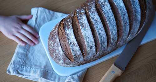 Le pain à la châtaigne (au levain) de Matthieu