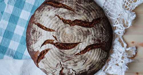 Le petit billet boulangé #5: tourte de seigle au levain - version 2 (MAJ)