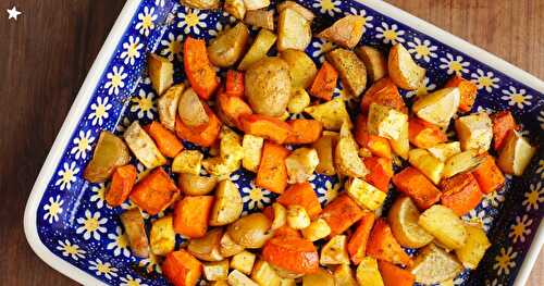 Légumes rôtis au four (amap, vegan)