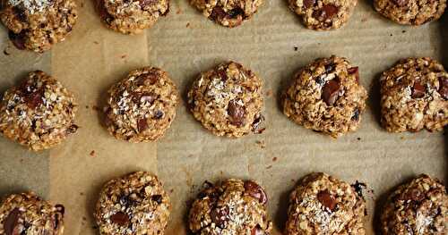 Les cookies cacahuètes, coco, choco d'Augustin (vegan)