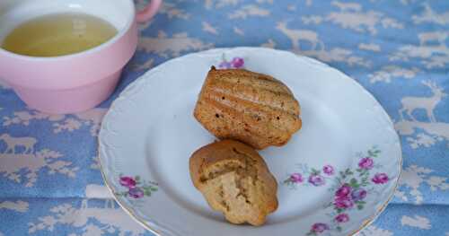 Madeleines à la noisette (sans gluten, sans lactose)