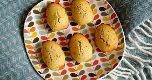 Madeleines citron-pavot (sans gluten)