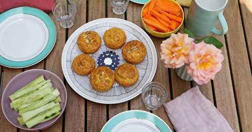 Muffins aux restes d'extracteur de jus ( quel nom !) (sans gluten, veggie)