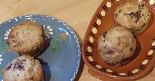 Muffins choco-raisins