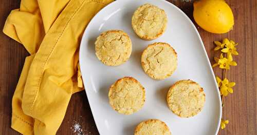 Muffins coco-citron (sans gluten, goûter, dessert)