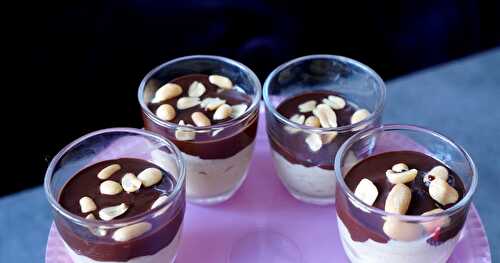 N'ice cream banane-cacahuètes-chocolat (vegan)