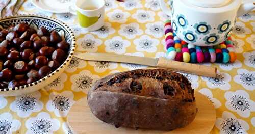 Pain au levain au cacao