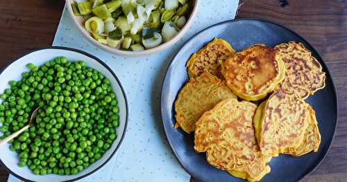 Pancakes carottes coco (amap, vegan, sans gluten)