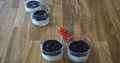 Panna cotta coco-fruits rouges