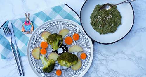 Pesto de fanes de carottes (vegan, anti-gaspi)