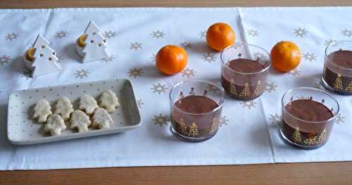 Petits sapins de Noël amande-orange (vegan)