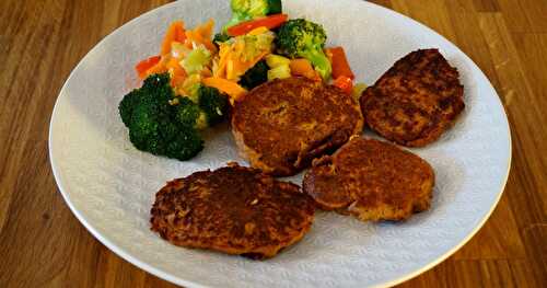 Petits steaks de haricots rouges