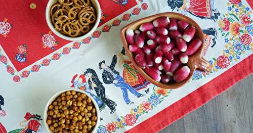 Pois chiches grillés au paprika fumé (vegan, sans gluten, apéro, topping)