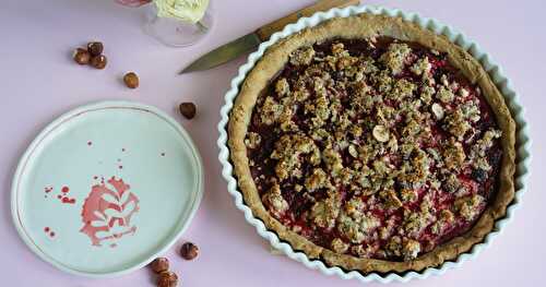 Quiche betterave-noisettes-feta (veggie)