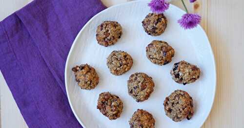 Rochers cacahuètes-chocolat (sans gluten)