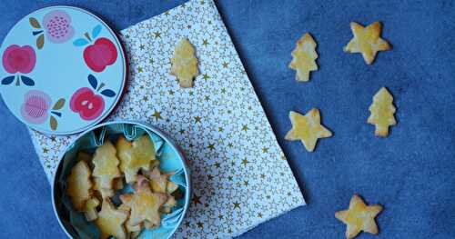 Sablés de Noël (butterbredele) à l'huile essentielle de mandarine