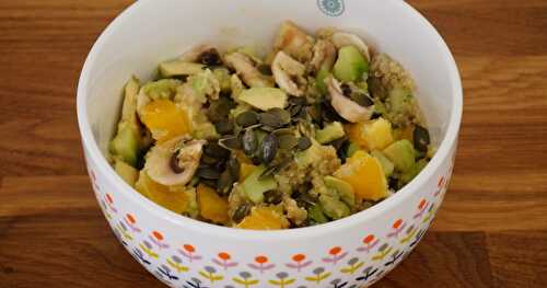 Salade quinoa, avocat, orange...