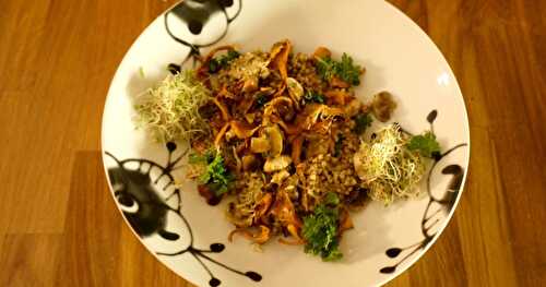 Sarrasinotto aux champignons (veggie, sans gluten)