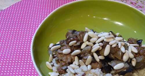 Sauté de veau façon tajine (aux aubergines, ça rime et ça rerime!)