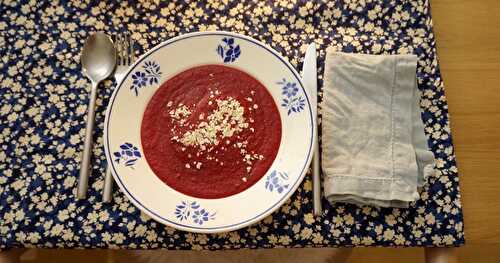 Soupe à la betterave