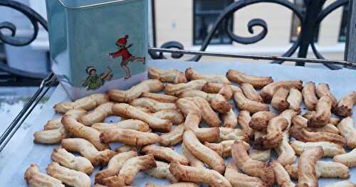 Spritz (on continue la ronde des gâteaux de Noël!)+ cookies (pas trop Noël mais trop bons quand même!)