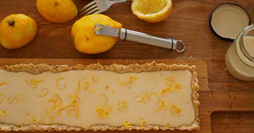 Tarte au citron (vegan)