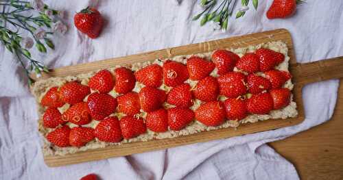 Tarte aux fraises (lactose free)