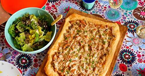 Tarte fine aux champignons + virée à Drobak sous le soleil (après des jours et des jours de pluie!)