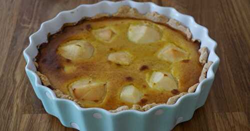 Tarte poires-amandes