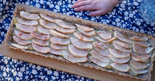 Tarte pommes-bananes (vegan)