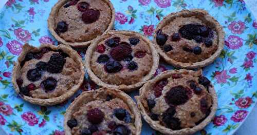 Tartelettes crème de noisettes-fruits rouges