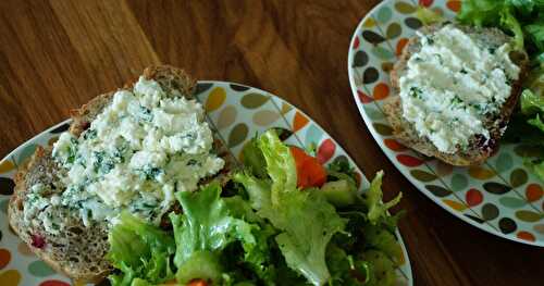 Tartinade feta-menthe