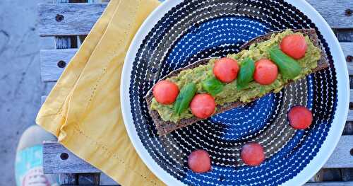 Toast avocat-pastèque (vegan)