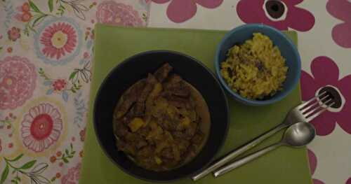 Un ptit curry d'agneau vite fait!