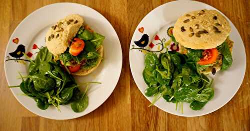 Veggie burgers lentilles-brocolis (et beaucoup d'autres bonnes choses!)