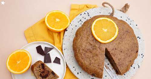 Gâteau orange chocolat, cuisson vapeur (sans gluten)